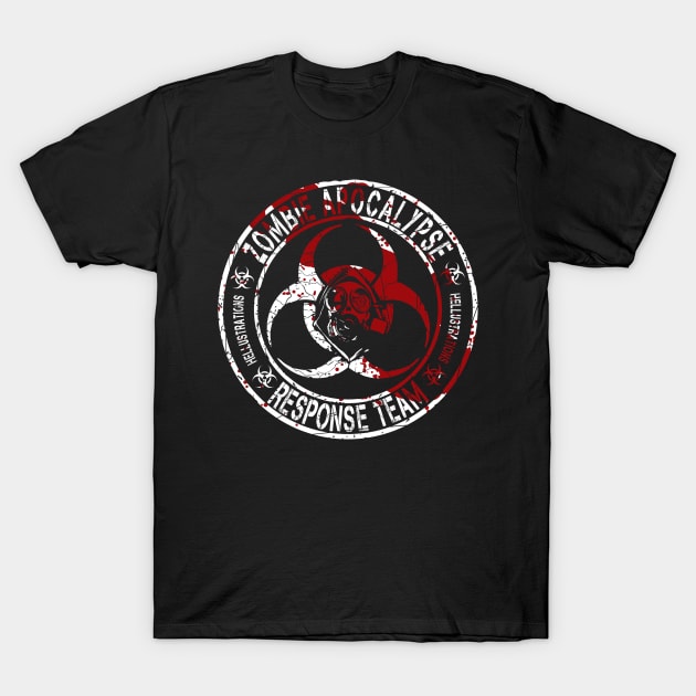 Zombie Response Team T-Shirt by Hellustrations